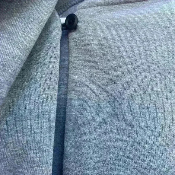 Y2K 1999 Nike tech sweatshirt women’s gray size medium asymmetrical zipper - Picture 4 of 8